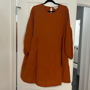 Burnt Orange Dress